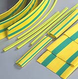 HFT(Y/G) Yellow/Green Striped Grounding Heat Shrinkable Tubing